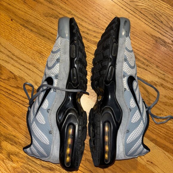 Nike Air Max Plus Tn Gray & Black Mens Sneakers Size 13 - Picture 8 of 11
